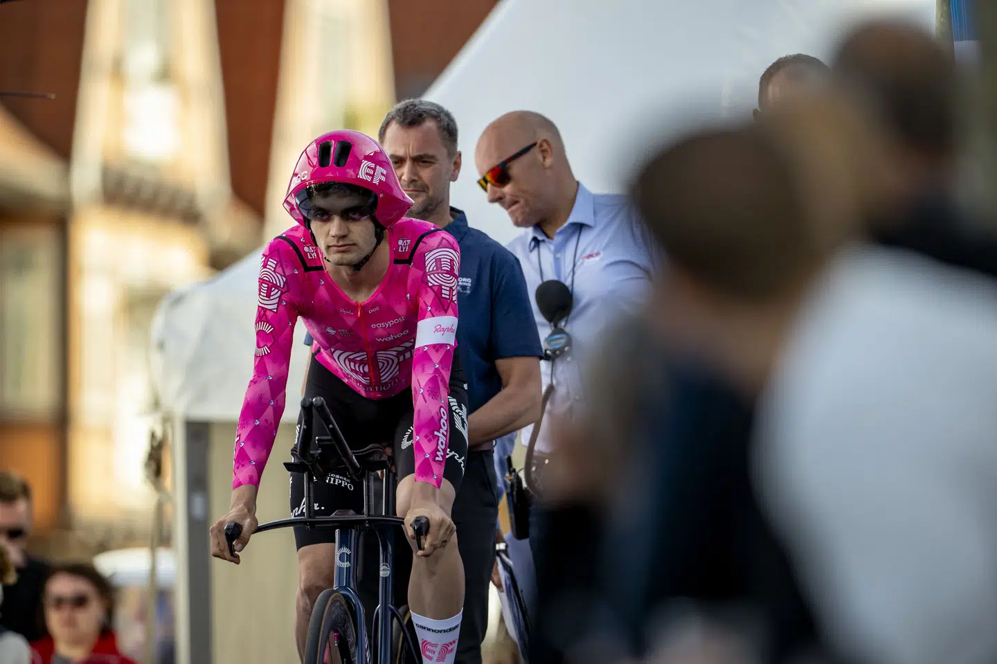 Enkeltstarten ved DM i landevejscykling i Aalborg fredag den 27. juni 2025. Kasper Asgreen kørte sig til en bronzemedalje, og fra lørdag er han med i Tour de France.