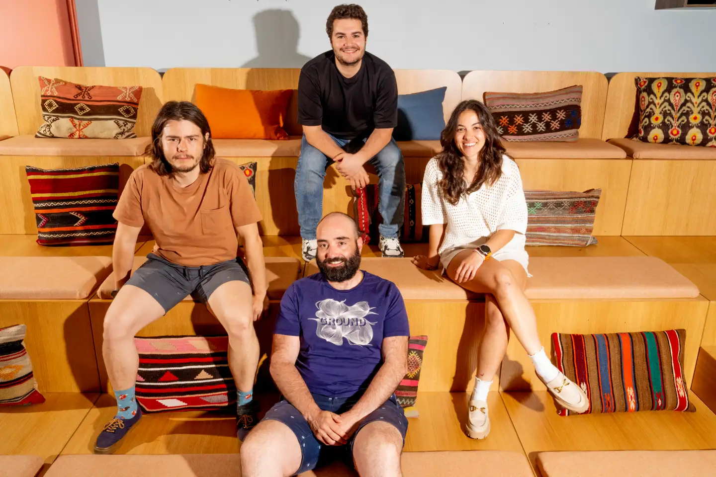 Felipe Fernández, Ali Mert Sengun, Onur Koyuturk og Ilayda Oral arbejder alle for Tactile Games. De arbejder med hver sin del af processen bag udviklingen af mobilspil.