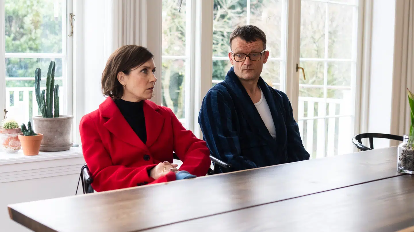 I 'Klovn'-universet er Frank Hvam gift – og skilt og tilbage sammen – med Mia Lyhnes karakter Mia.