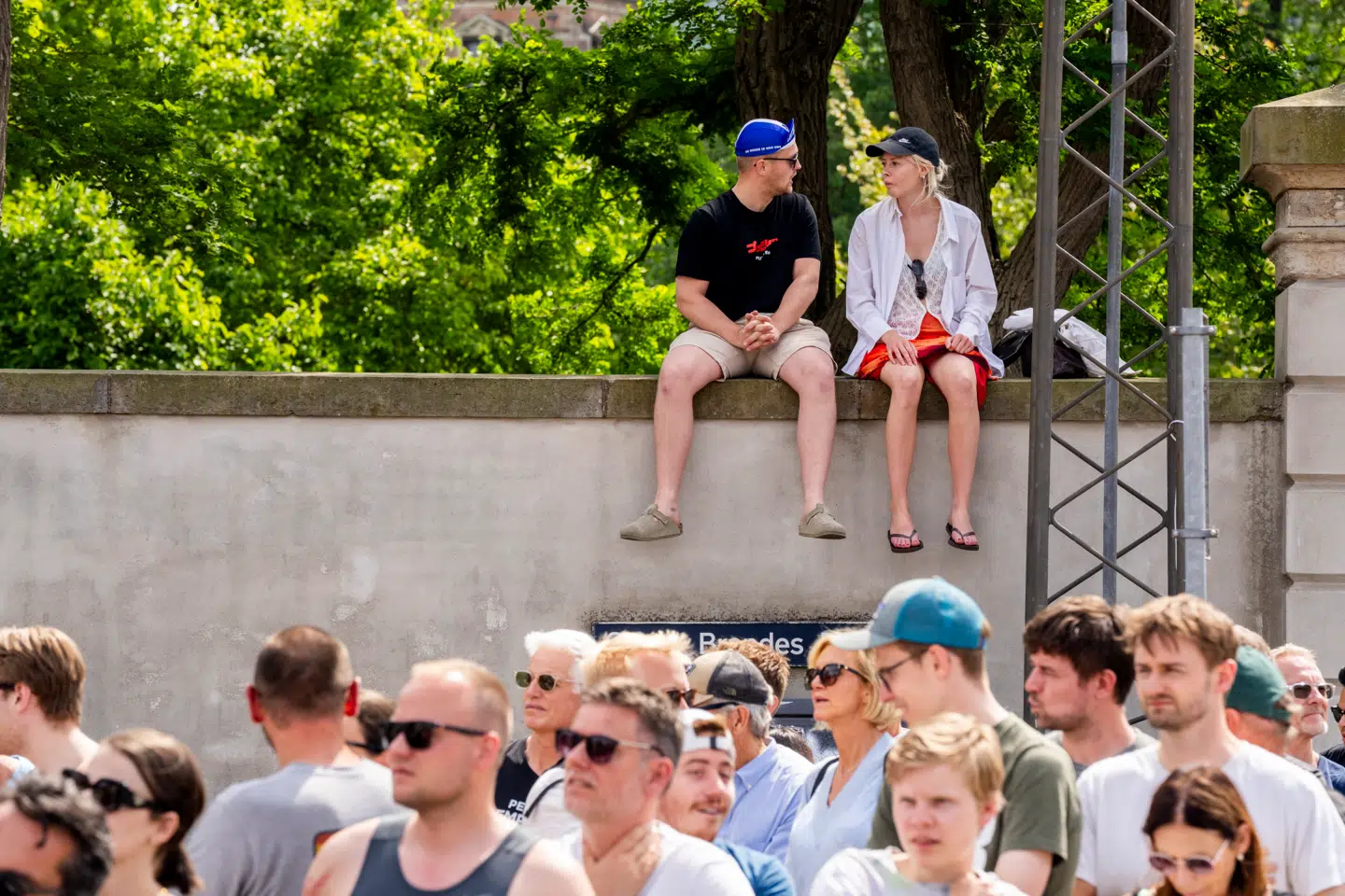 Copenhagen Sprint-ruten 21. og 22. juni gik blandt andet forbi Assistens Kirkegård på Nørrebro.
