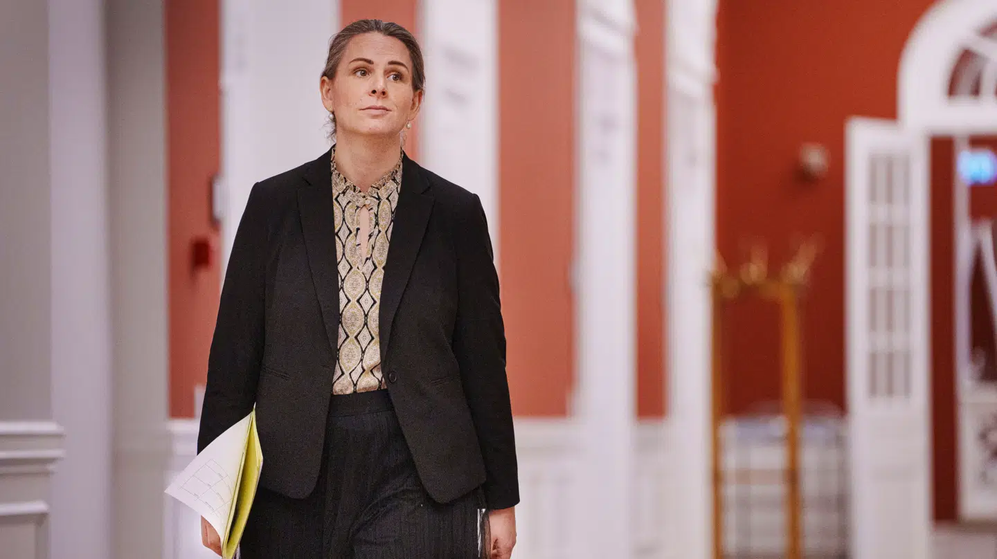 Mette Abildgaard ses her på på Christiansborg sidste år.