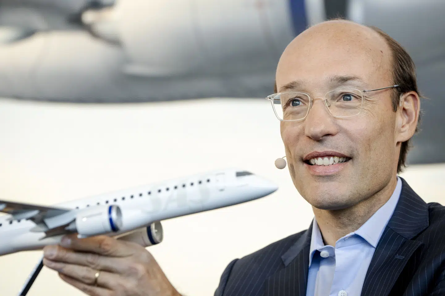 Topchef i SAS Anko van der Werff kalder det et "stærkt signal", at Air France-KLM ønsker at blive majoritetsejer. (Arkivfoto).