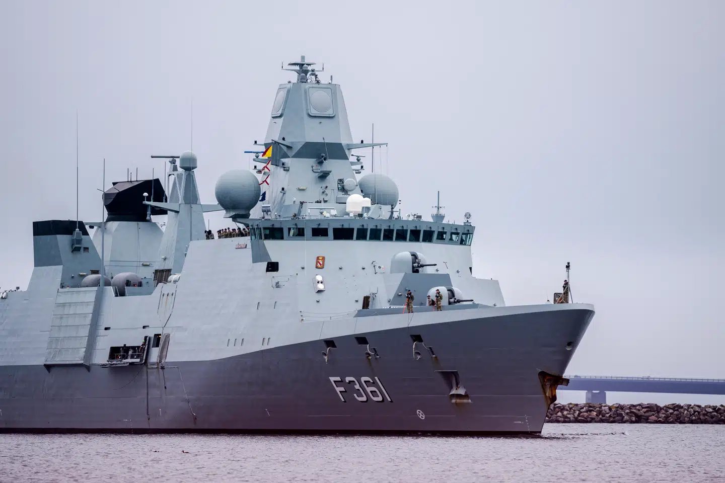 De nye fartøjer, der skal samles i Frederikshavn, skal blandt andet afløse de gamle fregatter – her »Iver Huitfeldt«.