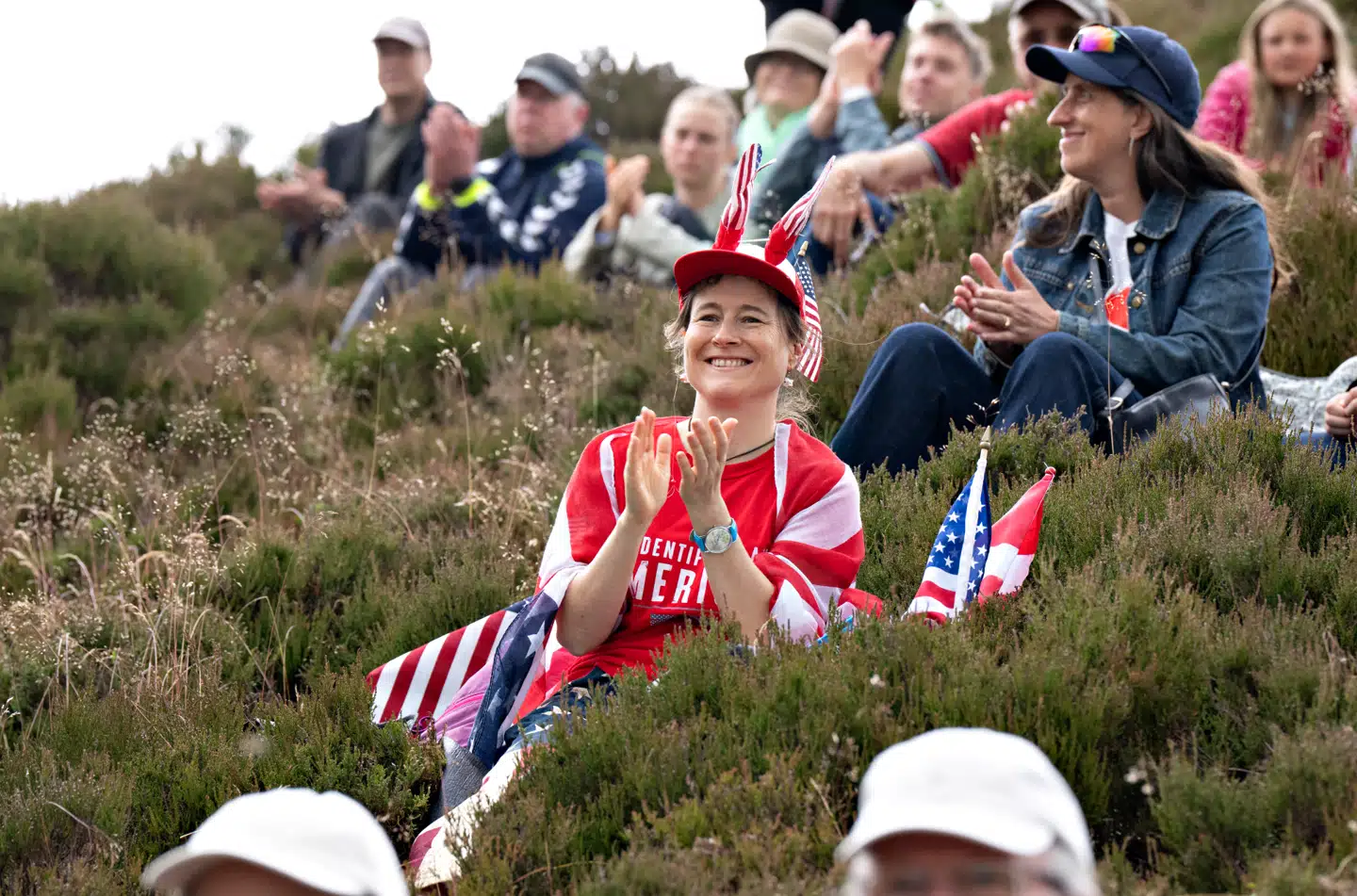 Der var rigtig god plads i Rebild Bakker fredag 4. juli, hvor årets Rebildfest blev afholdt, selvom begivenheden var gjort gratis.