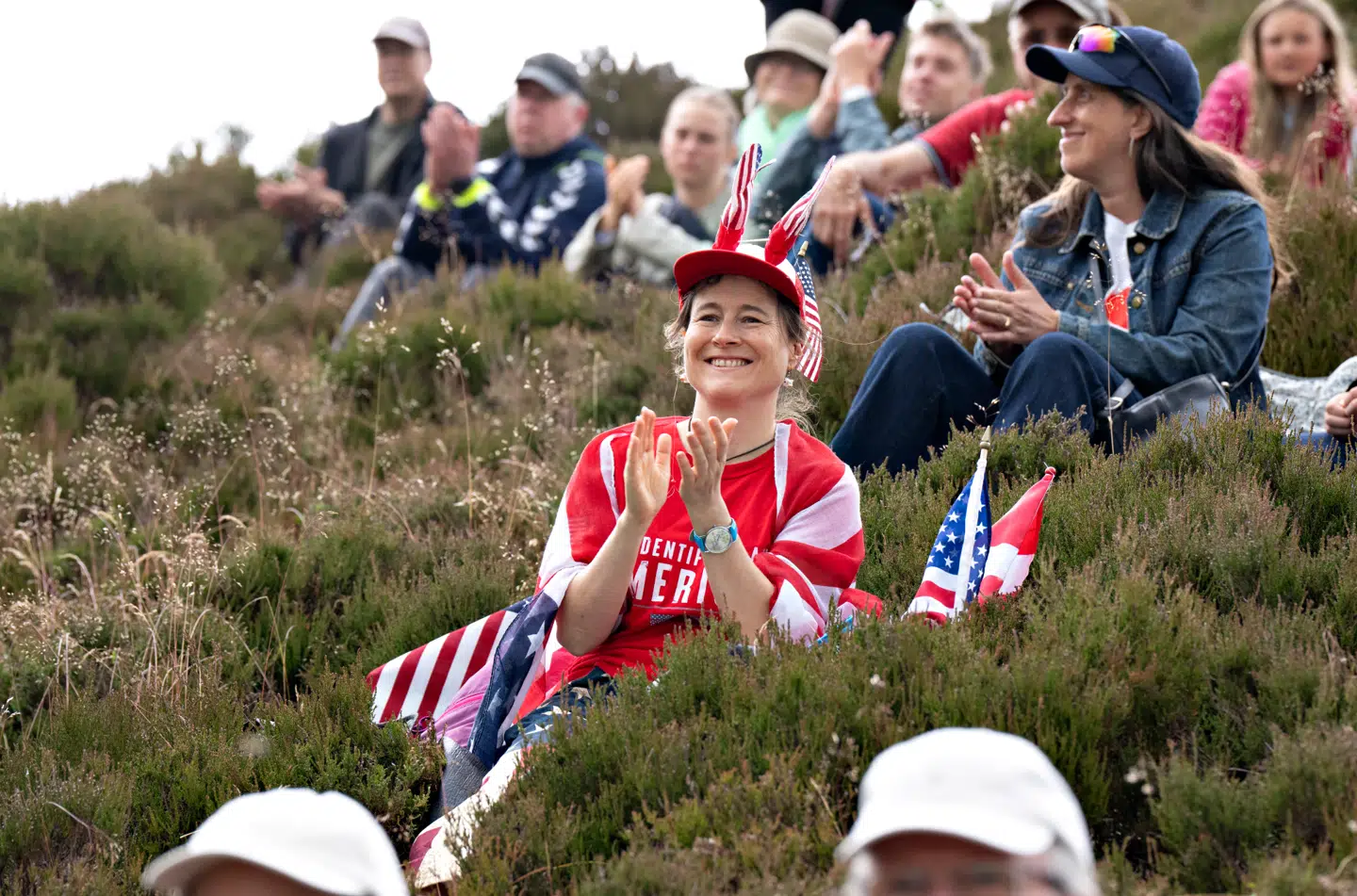 Der var rigtig god plads i Rebild Bakker fredag 4. juli, hvor årets Rebildfest blev afholdt, selvom begivenheden var gjort gratis.