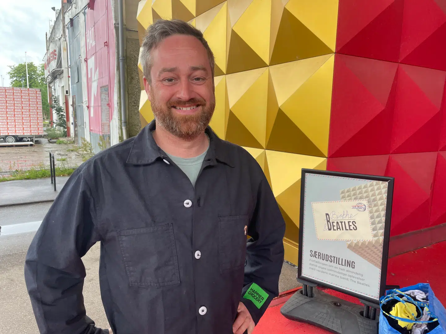 B.T. møder tv-kokken Gorm Wisweh til Røde Kors Klub 100-arrangement lørdag under netop afsluttede Roskilde Festival. Foto: Lykke Buhl