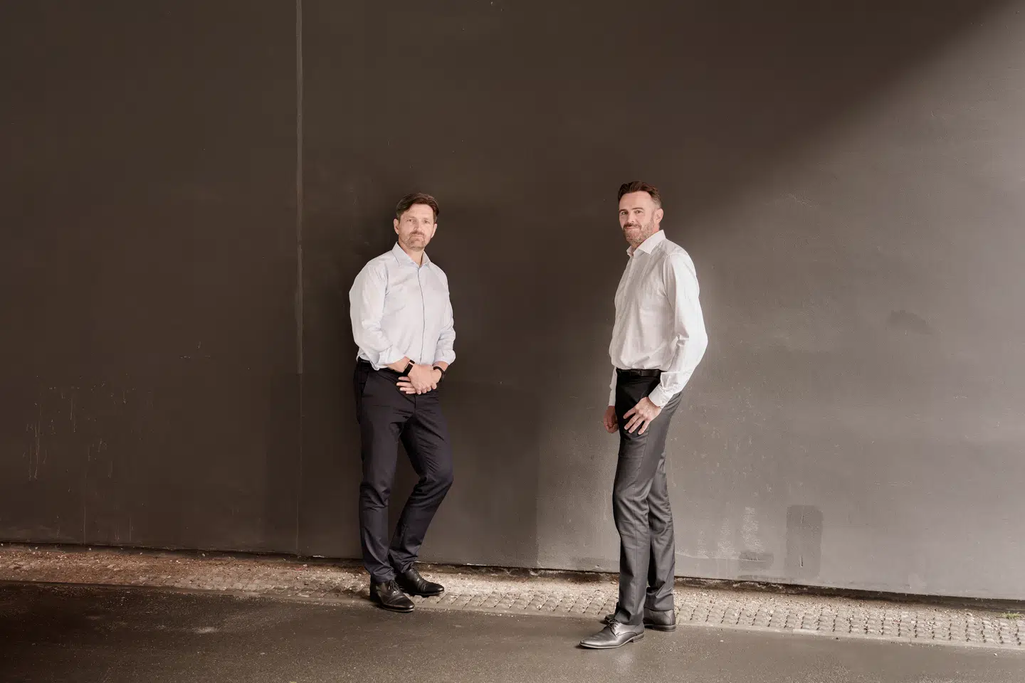 Ole Krogh, administrerende direktør i PFA, og Peter Stensgaard Mørch, administrerende direktør i PensionDanmark, mener, at Danmark sidder på løsningen på Europas hovedbrud.