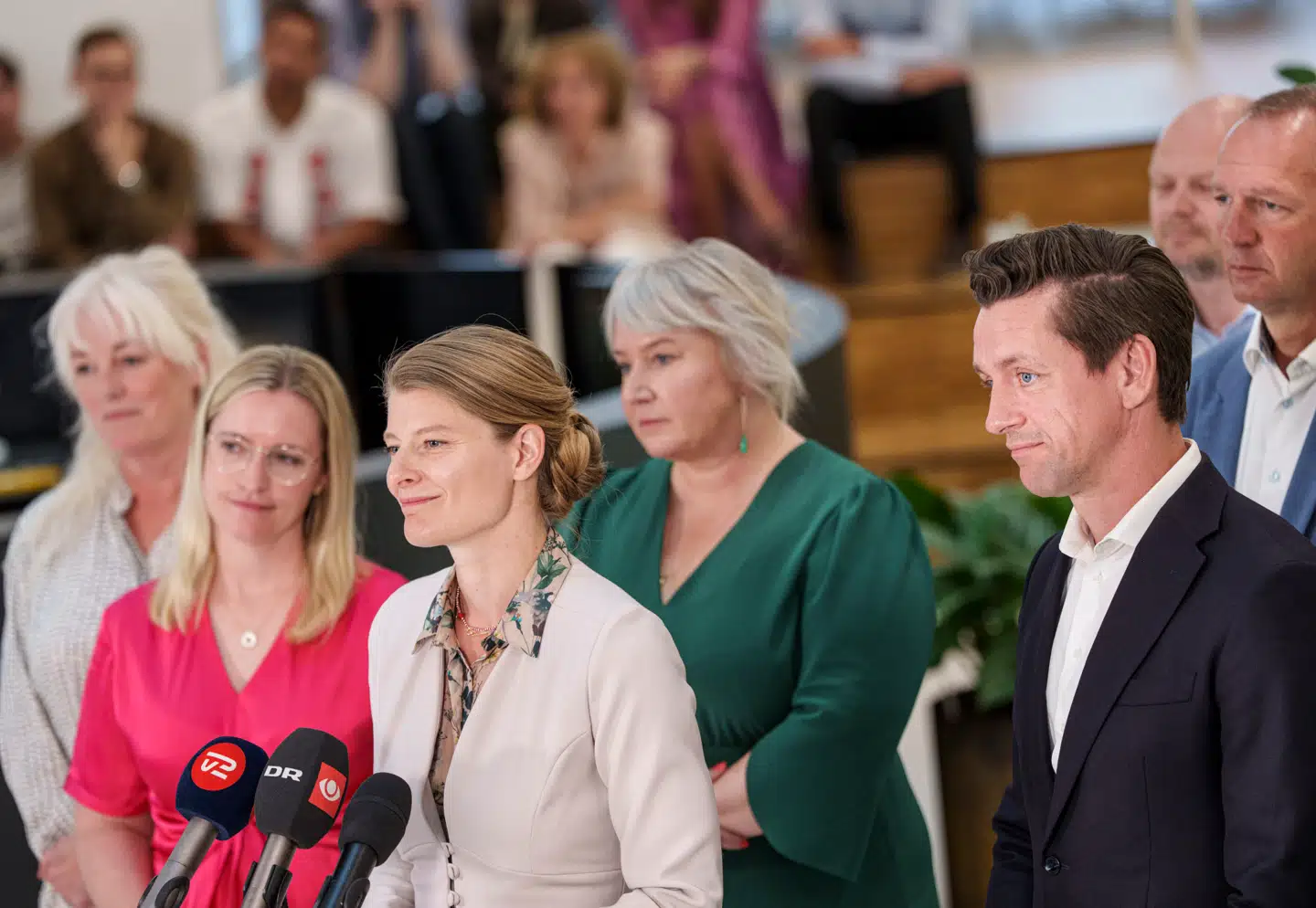 Der var adskillige ministre med til præsentationen af den nye aftale om udenlandsk arbejdskraft.