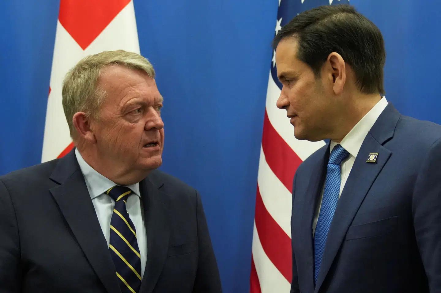 Udenrigsminister Lars Løkke Rasmussen (M) har mandag mødtes med den amerikanske udenrigsminister, Marco Rubio. (Arkivfoto).