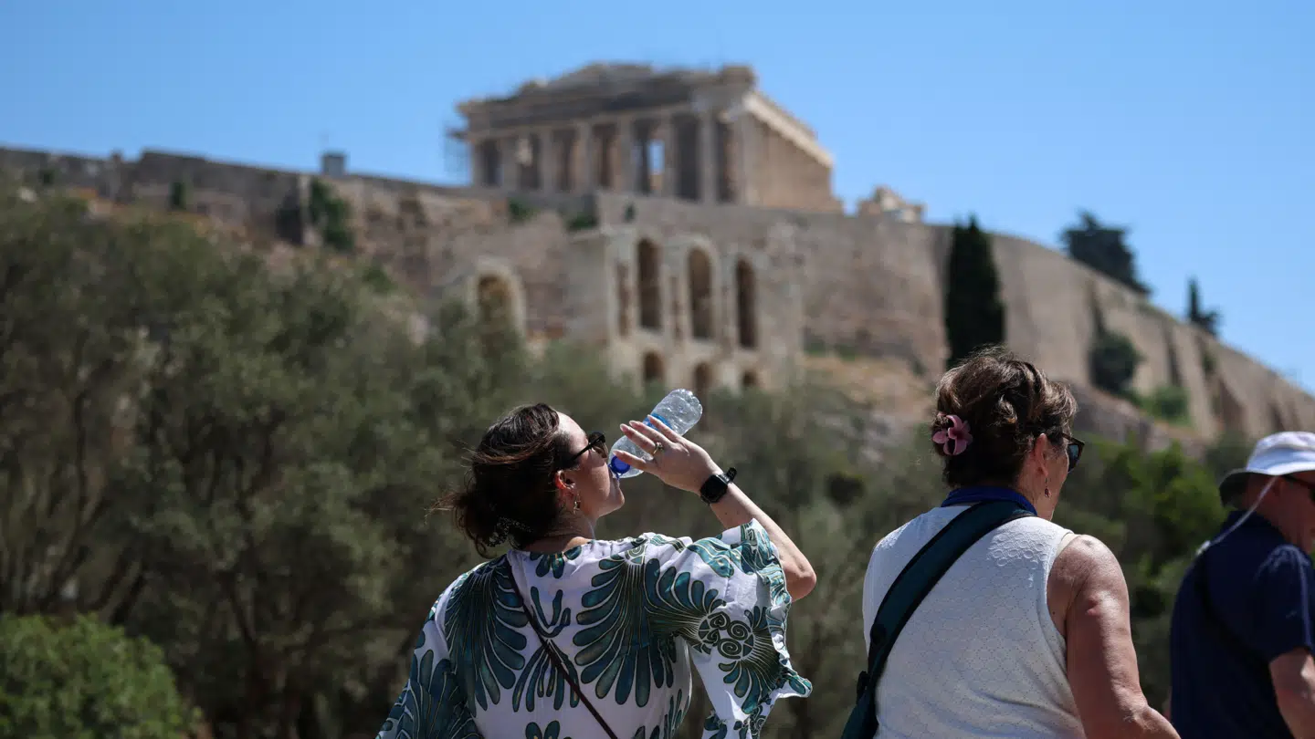 Den græske turistattraktion Akropolis er midlertidigt nedlukket.