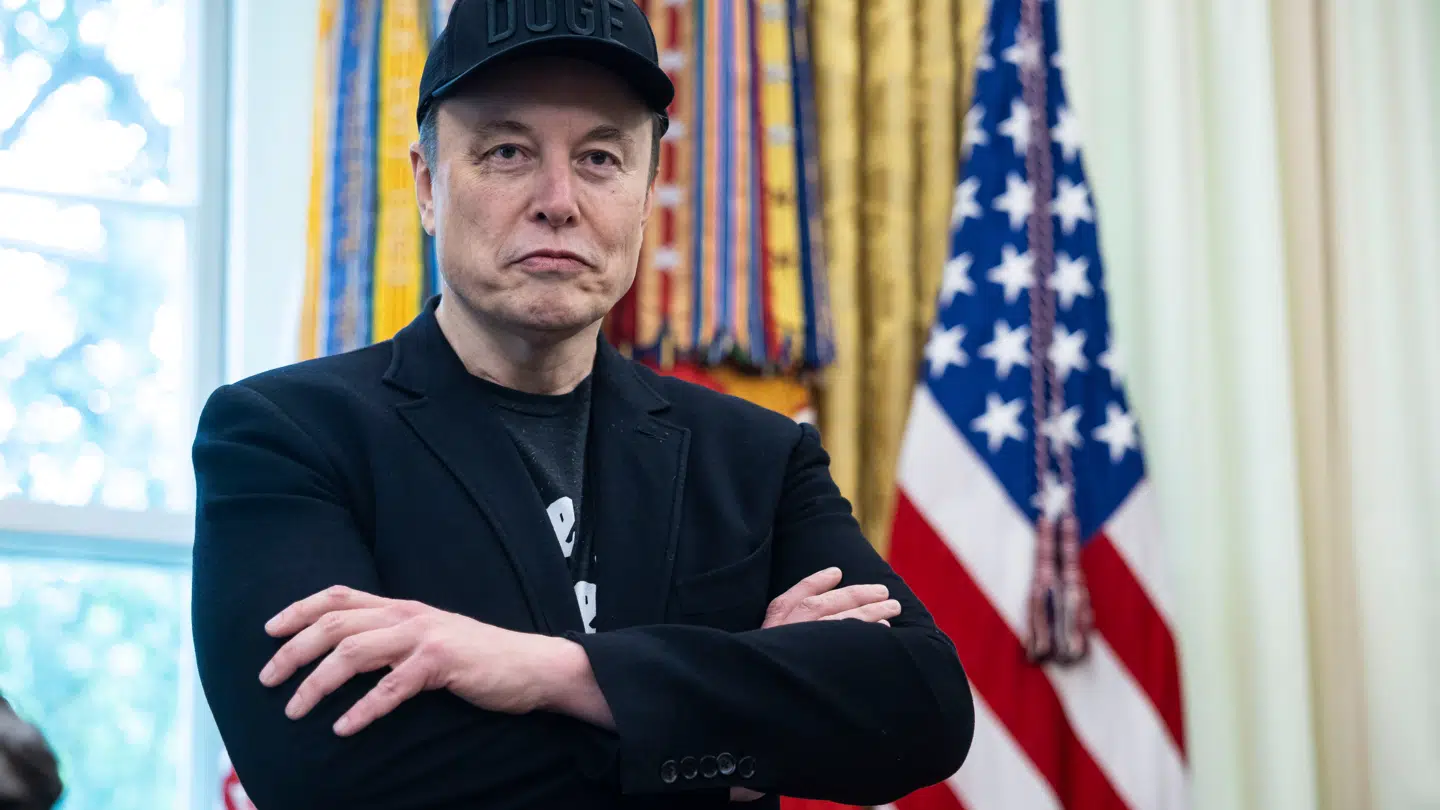 Her ses Elon Musk i Det Hvide Hus den 30. maj, som var hans sidste officielle dag som en del af Donald Trumps administration.