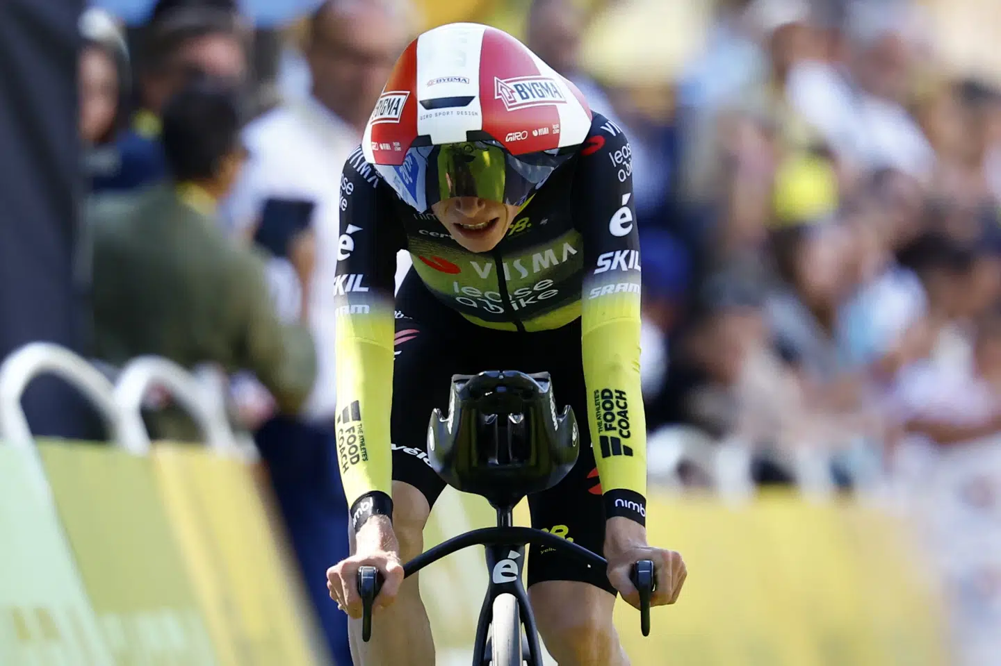 Jonas Vingegaard havde en svær dag på cyklen.
