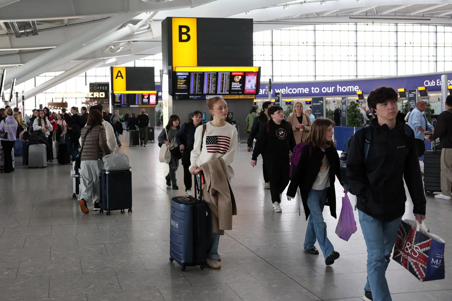 Heathrow Lufthavn i London var i 2024 Europas travleste lufthavn med 83,9 millioner passagerer. (Arkivfoto).