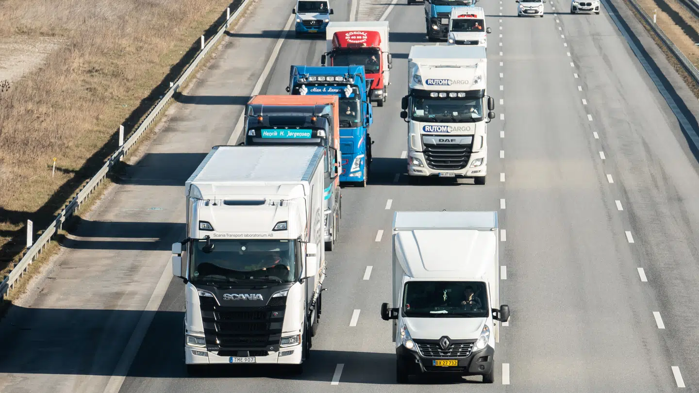 Uheldet er sket på E20-motorvejen (ARKIVFOTO).
