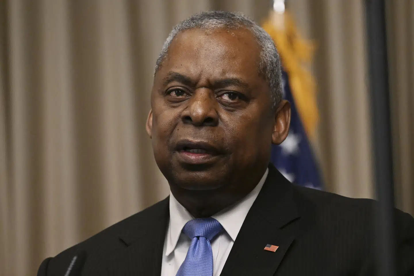 Daværende forsvarsminister i USA Lloyd Austin annullerede sidste år tilståelsesaftaler, som blandt andre Khalid Sheikh Mohammed havde indgået. Det skete efter kritik fra blandt andre pårørende til personer, der blev dræbt 11. september 2001. (Arkivfoto).