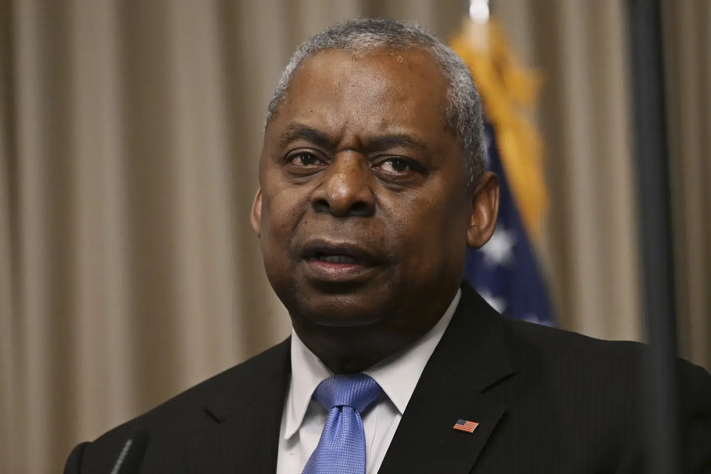 Daværende forsvarsminister i USA Lloyd Austin annullerede sidste år tilståelsesaftaler, som blandt andre Khalid Sheikh Mohammed havde indgået. Det skete efter kritik fra blandt andre pårørende til personer, der blev dræbt 11. september 2001. (Arkivfoto).