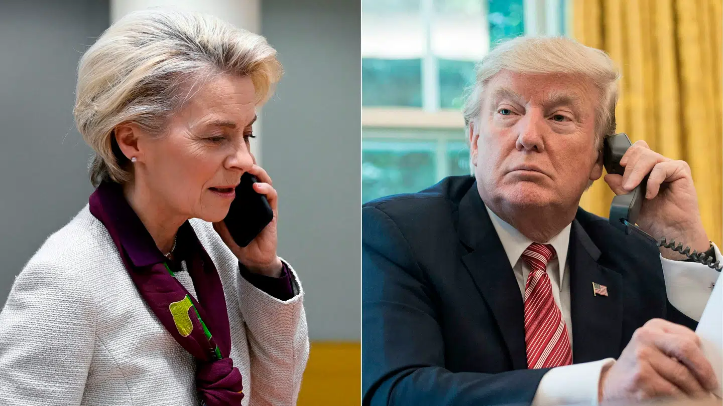 EUs kommissionsformand, Ursula von der Leyen, og USA præsident Donald Trump har talt flere gange sammen, men det betyder ikke, at supervåbnet ikke kan blive taget i brug.