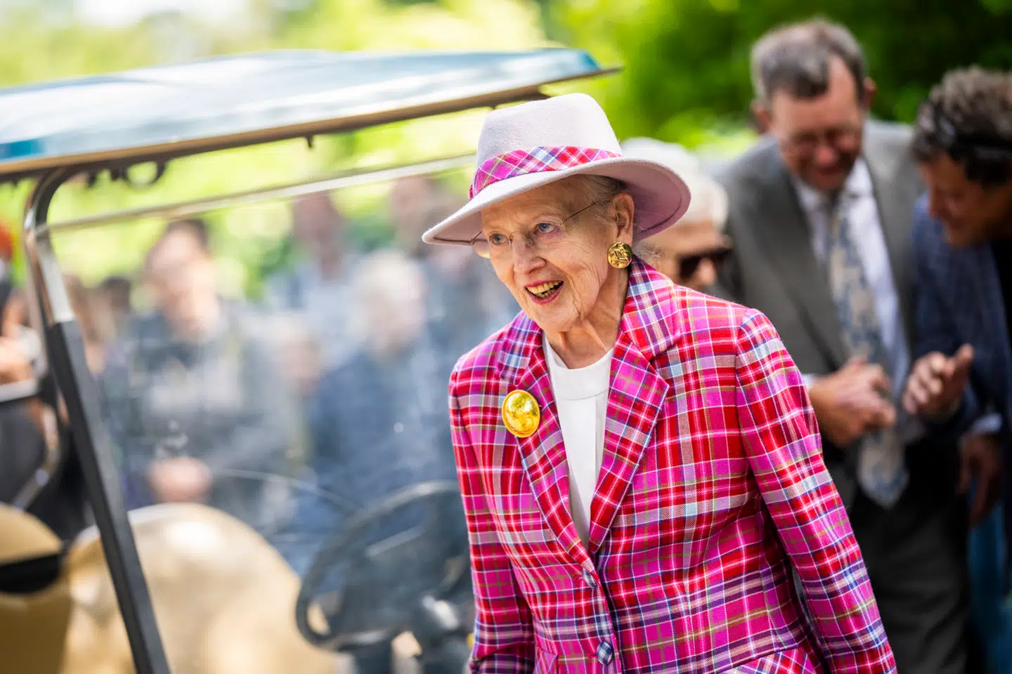 Dronning Margrethe ses her den 25. juni.