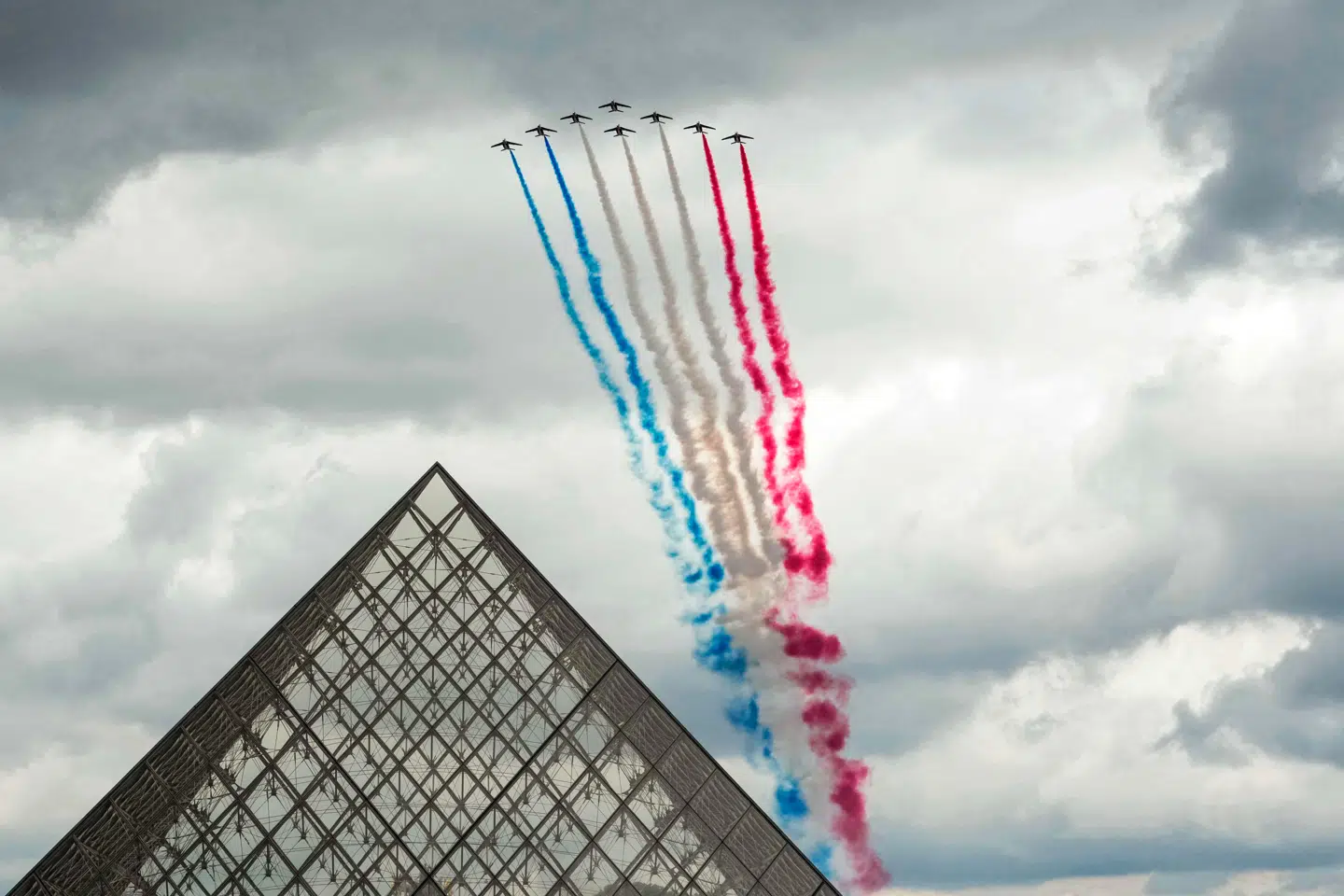 Mandag er fransk nationaldag, og franskmændene ventes at stimle sammen langs ruten i hobetal.