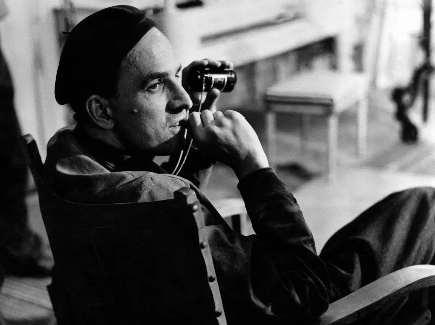 Ingmar Bergman i 60erne. Han er den mest indflydelsesrige filminstruktør fra Sverige.