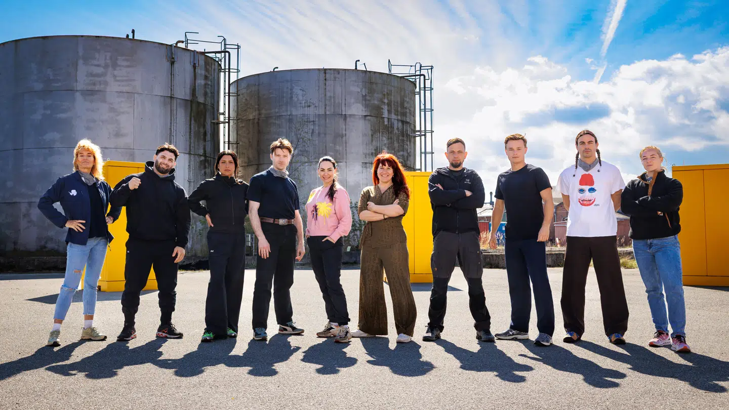 Her ses deltagerne i 'Boksen'.