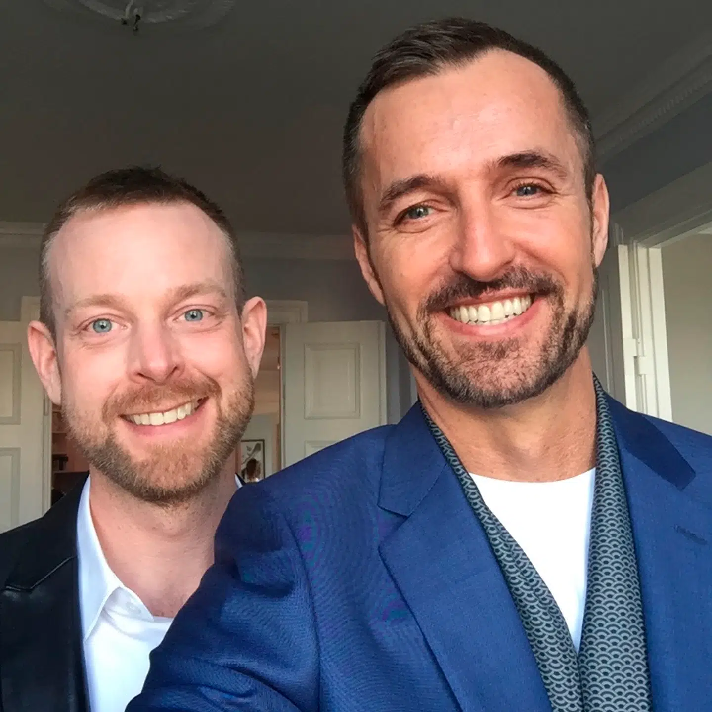 Jakob Steen Olsen og kæresten, Peter Sundell.