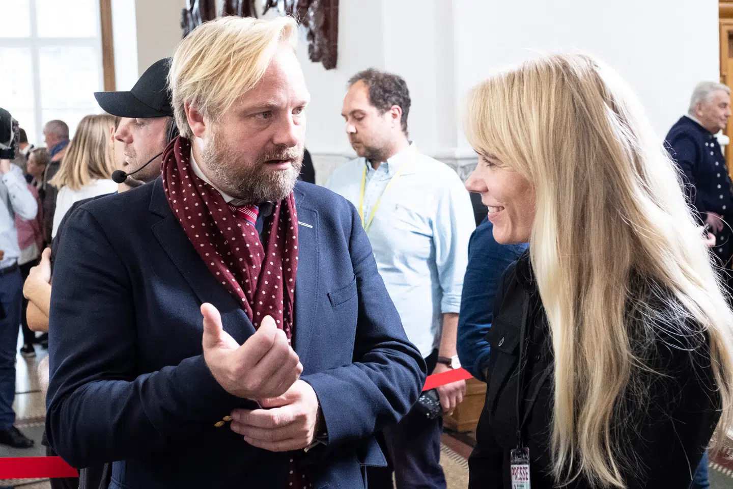 Kasper Fogh Hansen, da han var særlig rådgiver for daværende kulturminister Joy Mogensen.