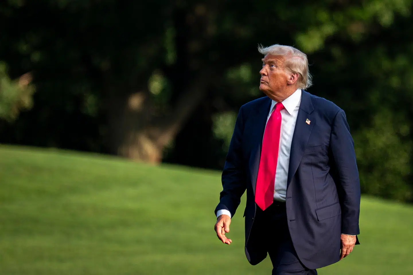 Den amerikanske præsident gjorde sig i starten meget upopulær på aktiemarkederne med hans annoncering af markante toldsatser. Han har dog udskudt mange af dem til den 1. august.