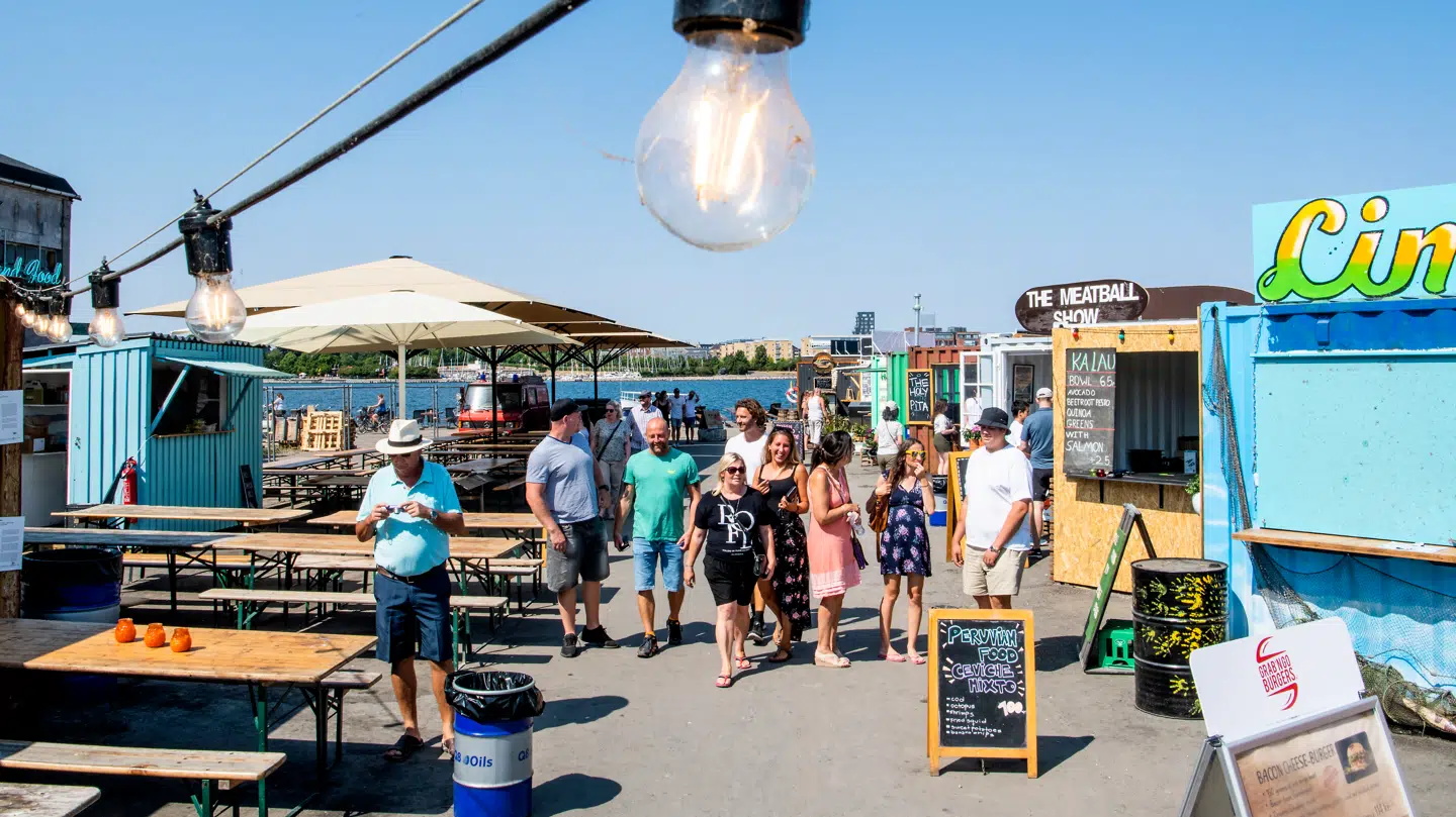 (ARKIV) Madmarkedet Reffen på Refshaleøen.