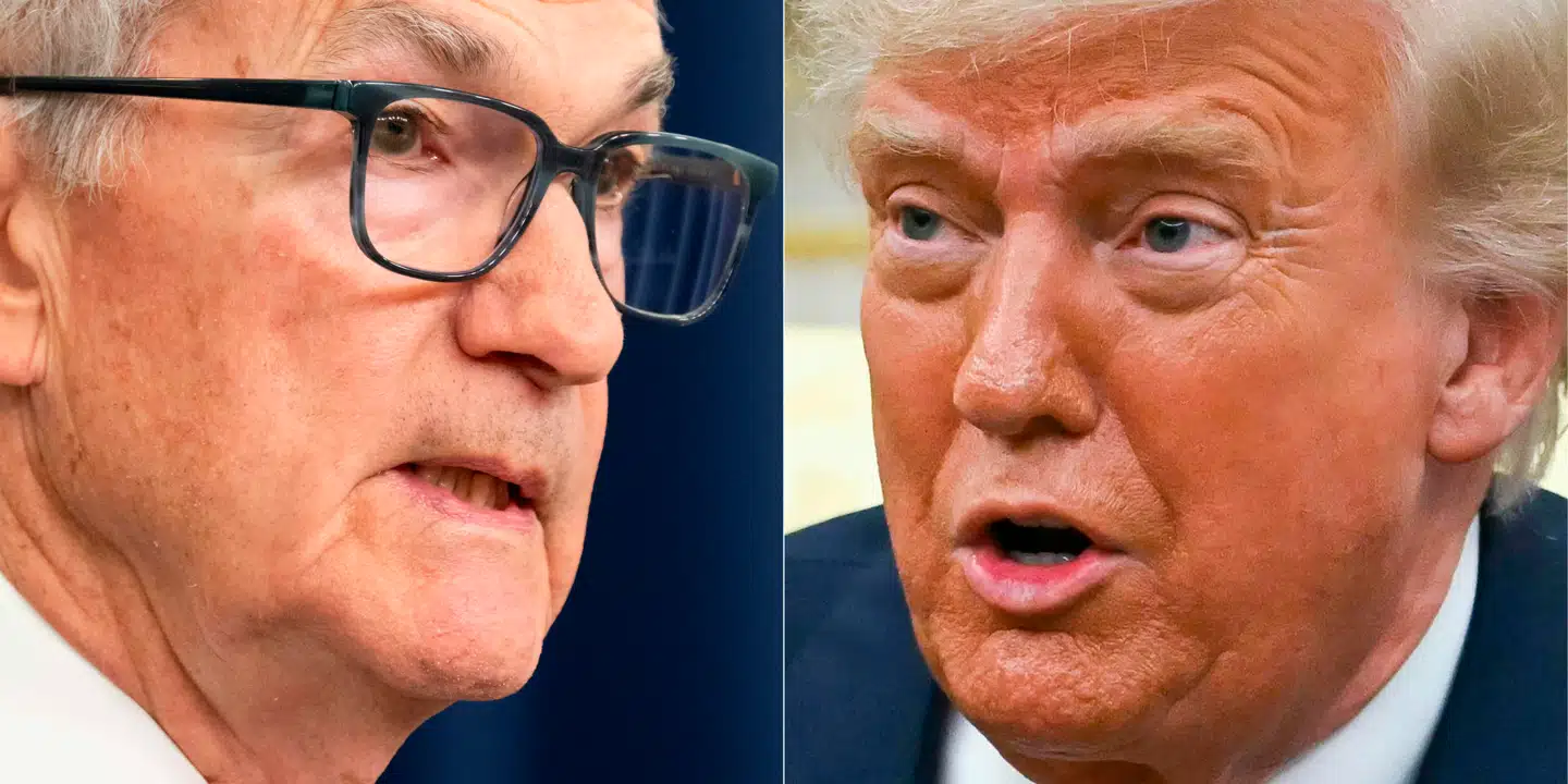 Jerome Powell og Donald Trump er stærkt uenige om, hvad renten skal være.