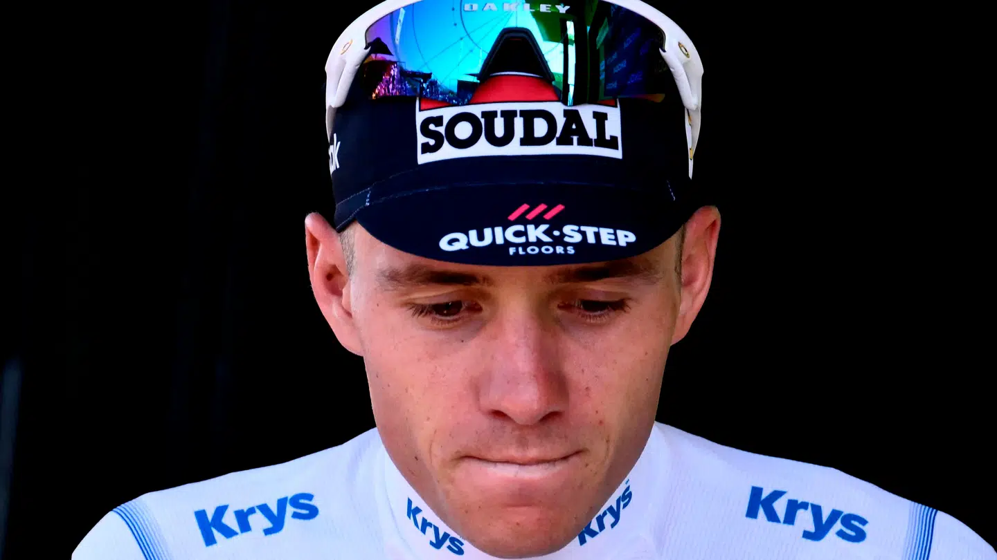 Remco Evenepoel havde været en skygge af sig selv de seneste dage – men lørdag udgik han.