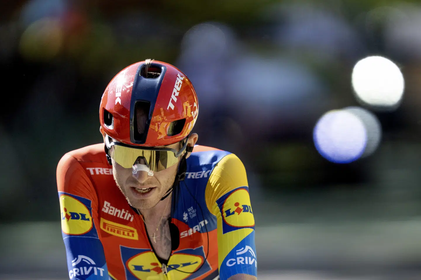 Mattias Skjelmose nåede 13 etaper og en sjat af Tour de France, inden et styrt på 14. etape kostede ham den videre deltagelse. (Arkivfoto).