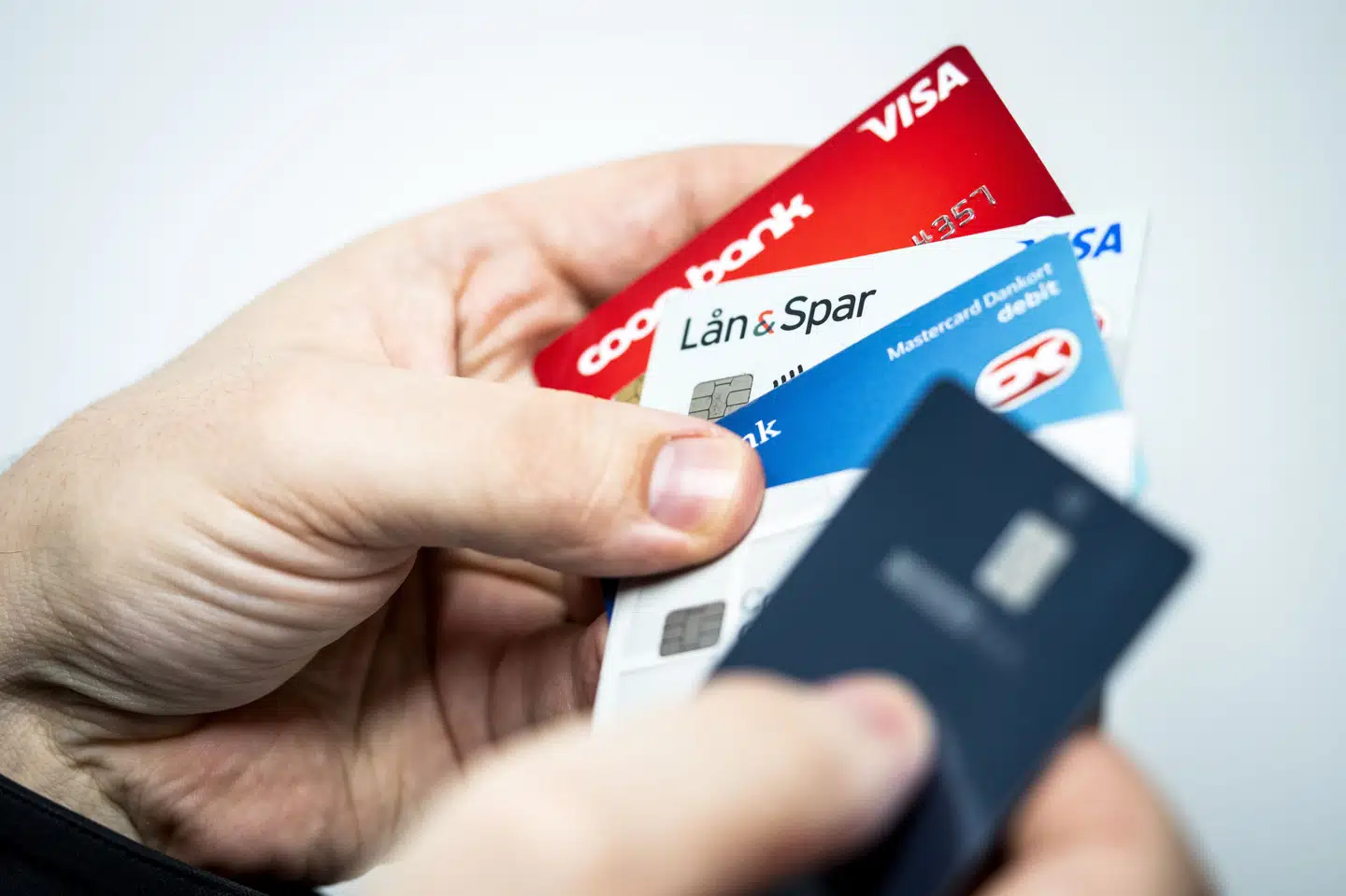 Problemerne hos betalingsvirksomheden Nets påvirkede alle korttyper. I enkelte tilfælde var det dog muligt at betale med enten dankort eller kreditkort. (Arkivfoto).