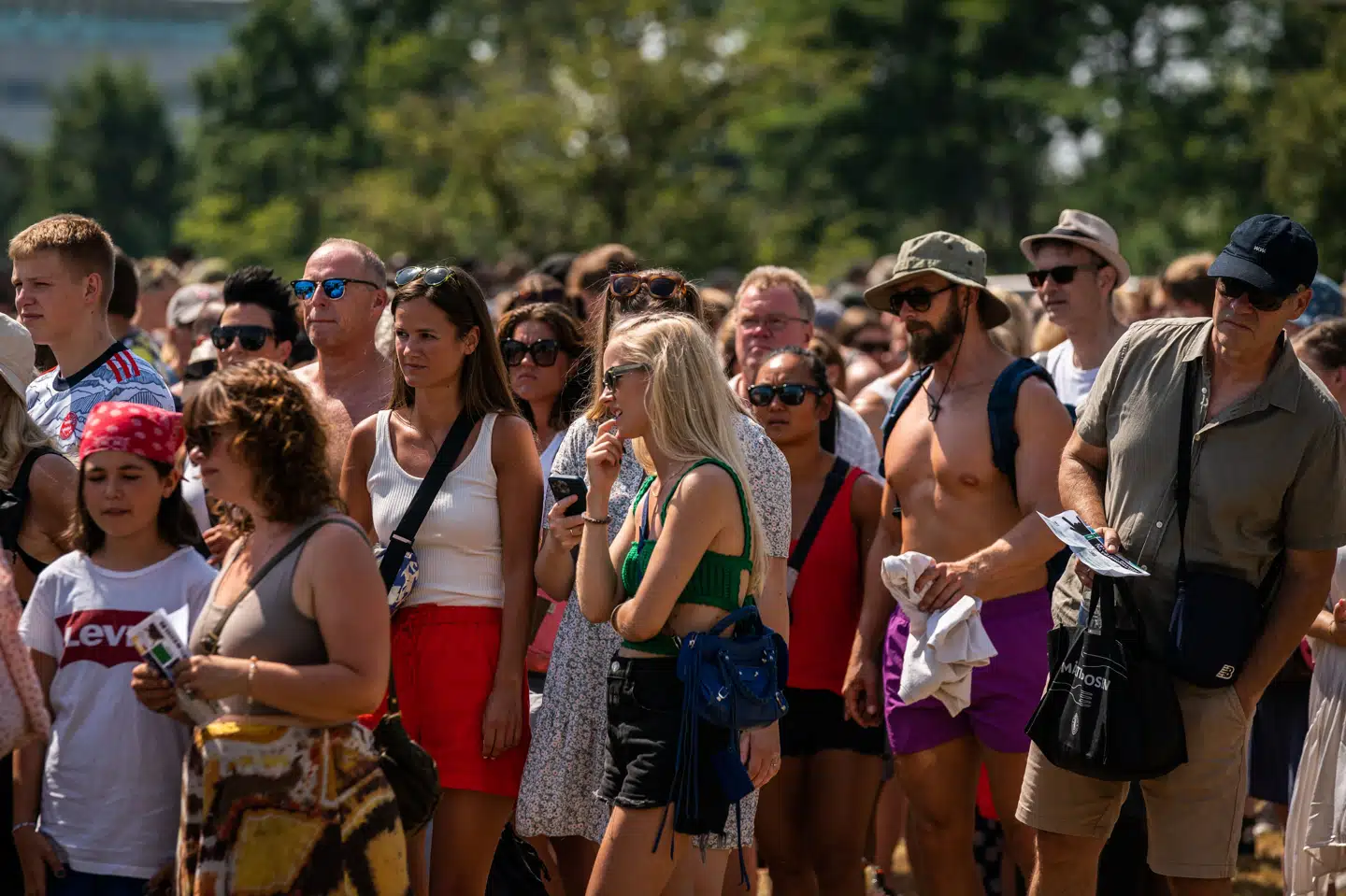 Mange skulle vente i lange køer til Grøn Koncert i Aarhus, da Nets brød ned og gav problemer med kortbetalinger. (Arkivfoto).