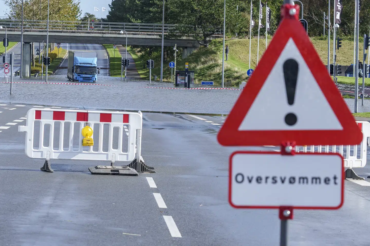 Usædvanlige regnmængder mandag og tirsdag betyder, at der lokalt er risiko for oversvømmelser. Vandstanden er flere steder allerede forhøjet efter skybrud i sidste uge. (Arkivfoto).