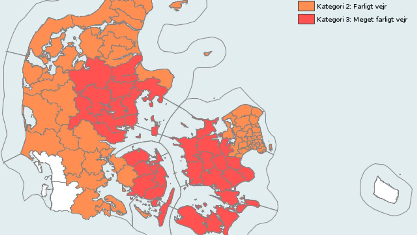 Varslet fra DMI er på flere måder usædvanligt.