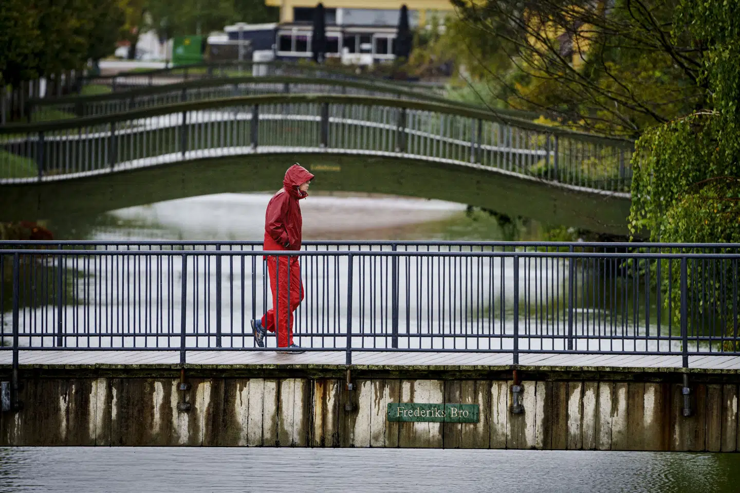 Danmark ventes fra mandag eftermiddag til tirsdag aften at blive ramt af kraftig regn. Den Nationale Operative Stab er blevet aktiveret. (Arkivfoto).