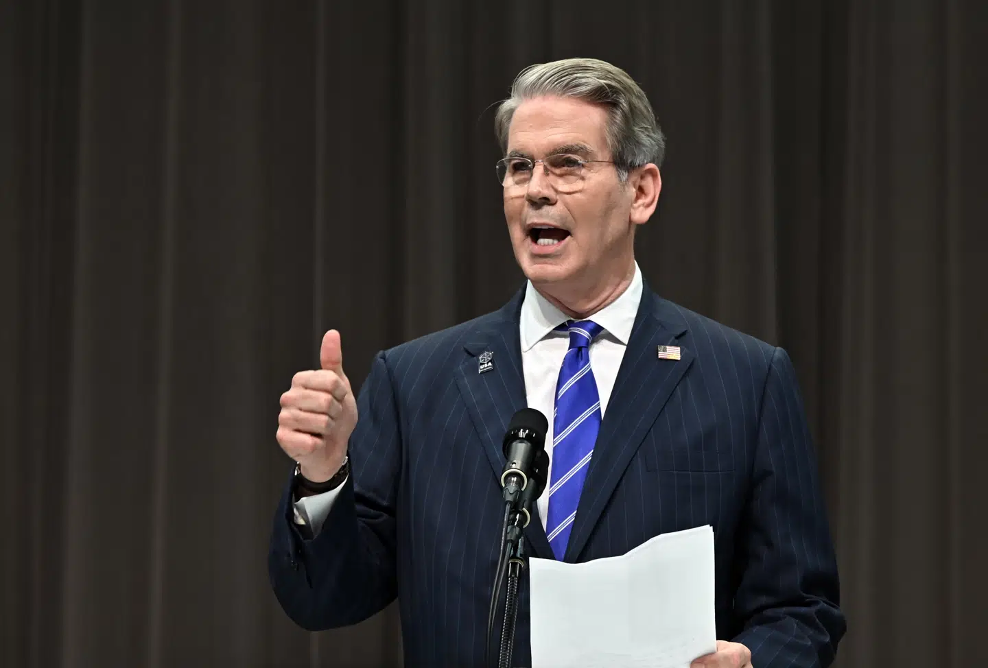 Den amerikanske finansminister, Scott Bessent, er ikke tilfreds med, at den amerikanske centralbank fastholder renten på 4,5 procent.