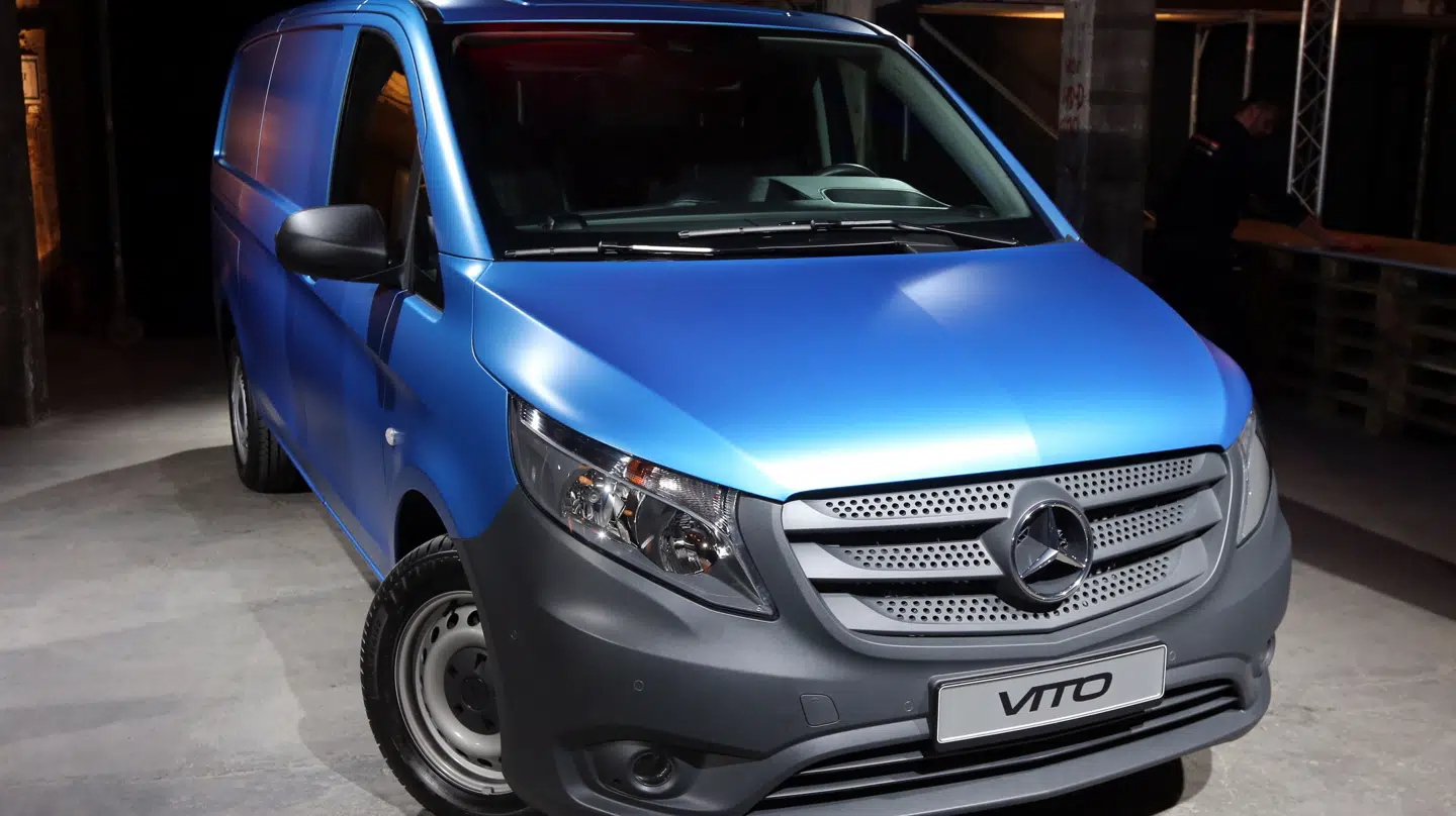 Mercedes tilbagekalder varevogne af modellen Viano og Vito, som er produceret fra december 2002 til februar 2006. Her ses en nyere udgave af sidstnævnte model.