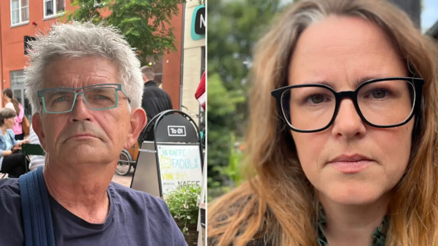 I forbindelse med lørdagens massive nedbrud har Gert Skoldager fra Skævinge ved Hillerød (tv.) og Malene Kristensen fra Vorbasse begge fået trukket penge for noget, de aldrig har købt.