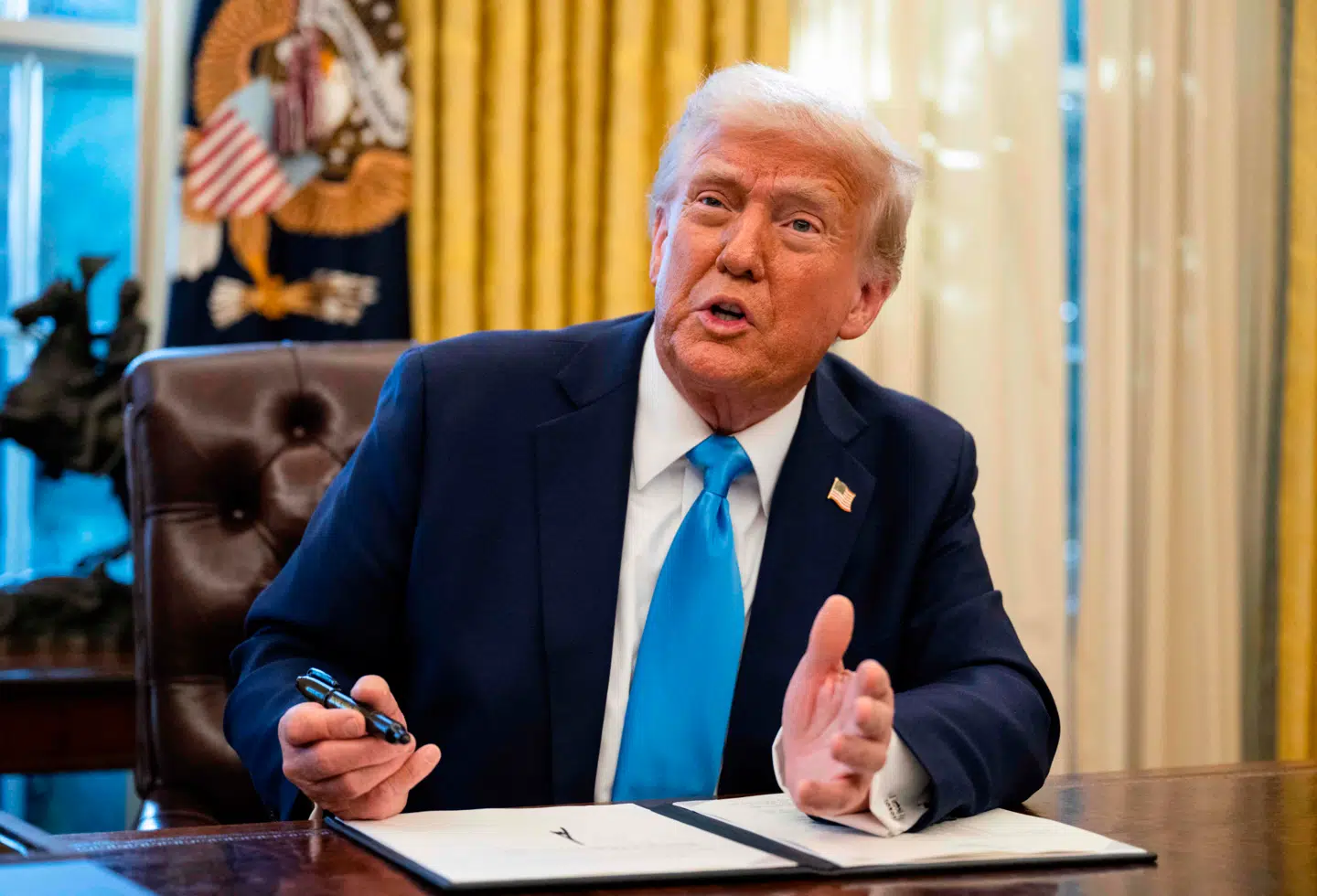 Præsident Donald Trump meddelte tirsdag, at USA træder ud af UNESCO, FNs organisation for uddannelse, videnskab og kultur. Arkivfoto: Andrew Caballero-Reynolds