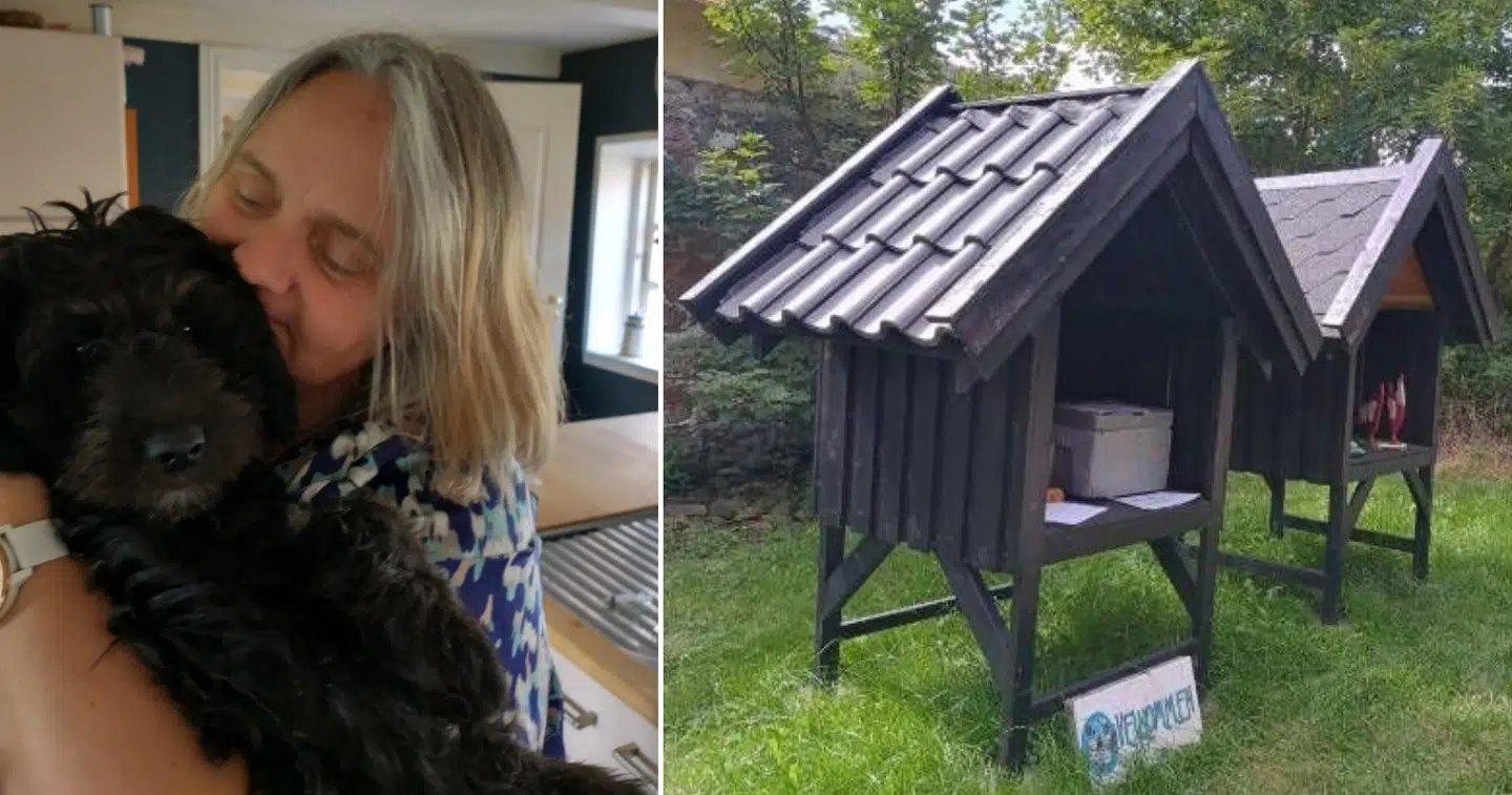 Ulla Kragh fik onsdag stjålet alle sine varer i sin vejbod ved Odsherred. Fotos: Privat