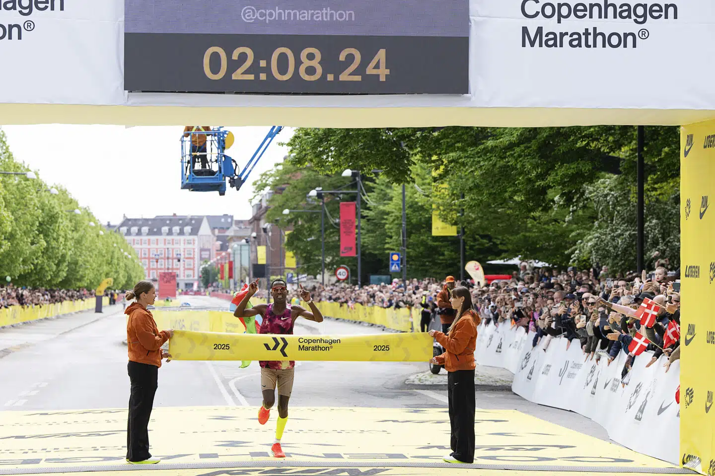 Berhane Tesfay fra Eritrea vandt Copenhagen Marathon, men en dopingprøve har vist, at det ikke var med helt rent mel i posen. (Arkivfoto).