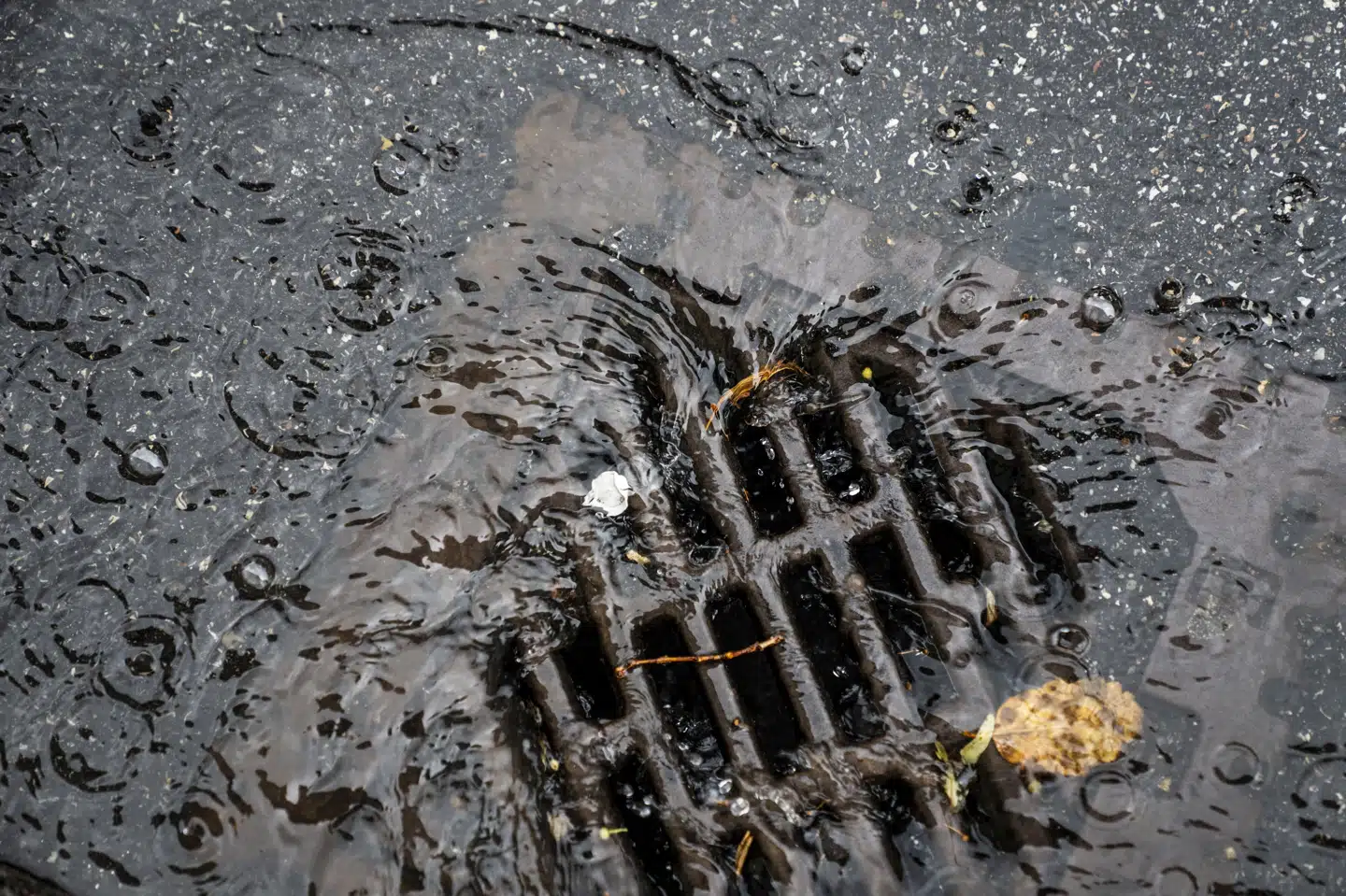 Store mængder regn skabte oversvømmelser flere steder i Esbjerg torsdag. Det betød blandt andet, at festivalen Grøn evakuerede sine gæster og aflyste dagens resterende koncerter. (Arkivfoto).