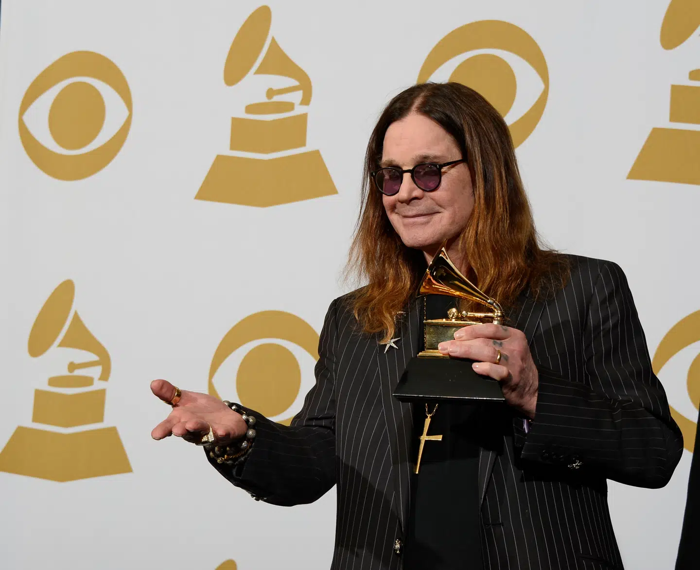 Ozzy Osbourne vandt en pris for 'bedste metal performer' ved Grammy-prisuddelingen i 2014.
