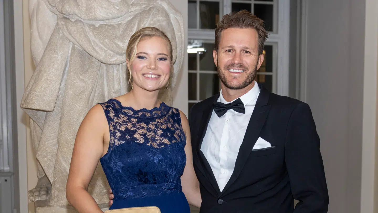 Anne-Marie Rindom med sin kæreste, Ryan Palk.