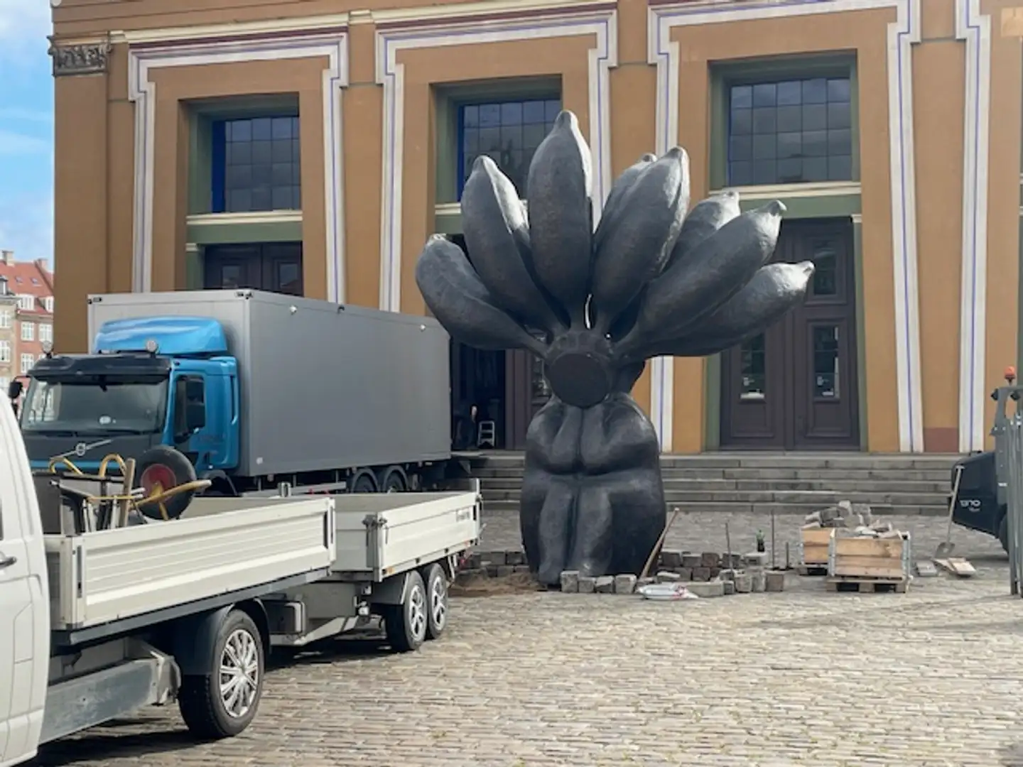 Arbejdet med at gøre klar til en ny udstilling på Thorvaldsens Museum er i fuld gang.