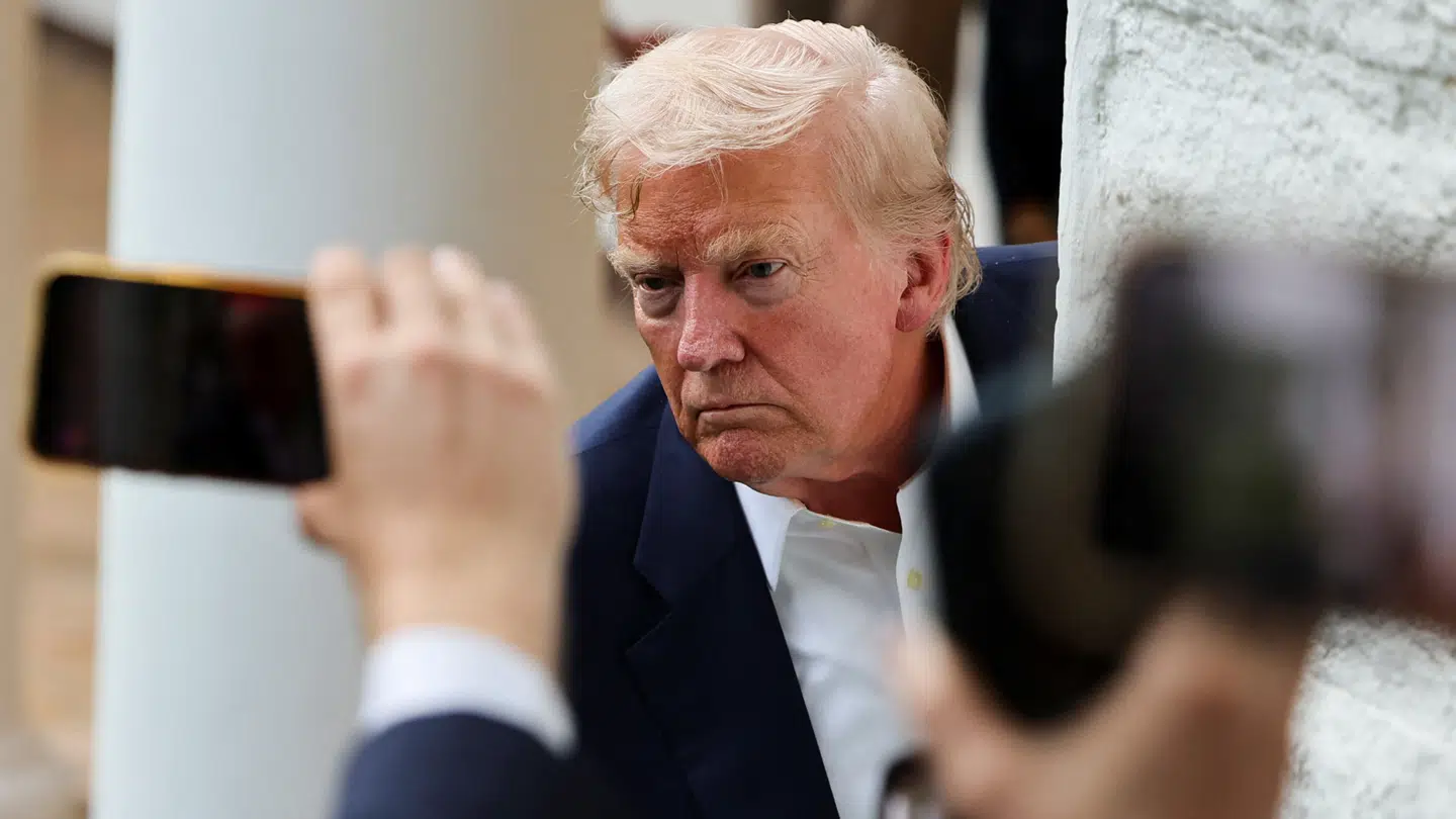 Den amerikanske præsident, Donald Trump, ses her den 29. juli.