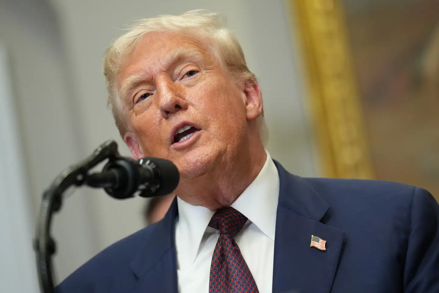 Donald Trump torsdag i Det Hvide Hus.