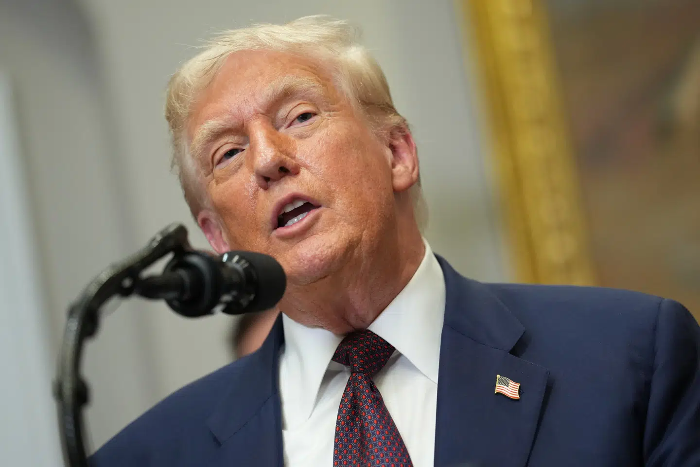 Donald Trump torsdag i Det Hvide Hus.